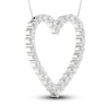 Thumbnail Image 2 of Lab-Grown Diamond Necklace 3 ct tw Round 14K White Gold