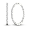 Thumbnail Image 1 of Lab-Grown Diamond Earrings 10 ct tw Round 14K White Gold