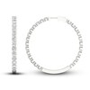 Thumbnail Image 2 of Lab-Grown Diamond Earrings 10 ct tw Round 14K White Gold