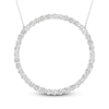 Thumbnail Image 1 of Lab-Grown Diamond Necklace 2 ct tw Round 14K White Gold