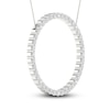 Thumbnail Image 2 of Lab-Grown Diamond Necklace 2 ct tw Round 14K White Gold