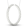 Thumbnail Image 4 of Lab-Grown Diamond Necklace 2 ct tw Round 14K White Gold