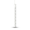 Lab-Created Diamond Necklace 2 ct tw Round 14K White Gold