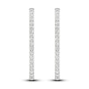 Thumbnail Image 3 of Lab-Grown Diamond Earrings 2 ct tw Round 14K White Gold