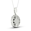 Thumbnail Image 4 of Lab-Grown Diamond Necklace 1-1/2 ct tw Round 14K White Gold