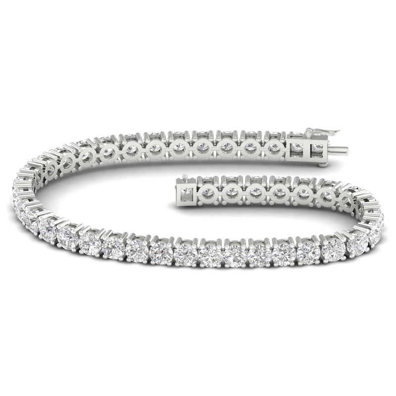 Diamond Tennis Bracelet with Letters/Numbers