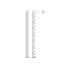 Thumbnail Image 2 of Lab-Grown Diamond Drop Earrings 2 ct tw Round 14K White Gold