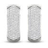 Thumbnail Image 2 of Lab-Created Diamond Earrings 2 ct tw Round 14K White Gold