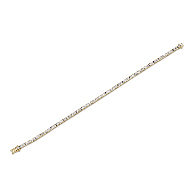Main Image 2 of Shy Creation Diamond Tennis Bracelet 7/8 ct tw Round 14K Yellow Gold 7" SC55002950
