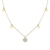 Thumbnail Image 0 of Shy Creation Diamond Circle Station Necklace 1/15 ct tw Round 14K Yellow Gold 581014103