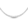 Thumbnail Image 2 of Lab-Grown Diamond Tennis Necklace 7 ct tw Round 14K White Gold