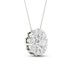 Thumbnail Image 2 of Lab-Grown Diamond Pendant Necklace 2 ct tw Round 14K White Gold