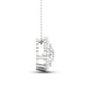 Thumbnail Image 2 of Lab-Created Diamond Pendant Necklace 2 ct tw Round 14K White Gold