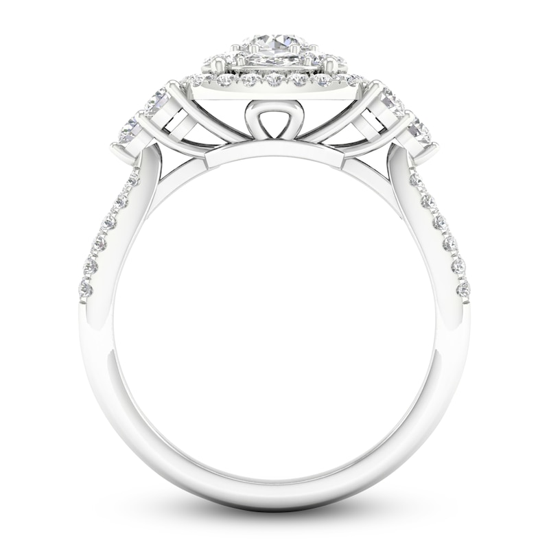 Main Image 2 of Diamond Ring 1 ct tw Round 14K White Gold