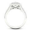 Thumbnail Image 2 of Diamond Ring 1 ct tw Marquise/Round 14K White Gold