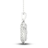 Thumbnail Image 3 of Diamond Pendant Necklace 3/4 ct tw Marquise/Round 14K White Gold
