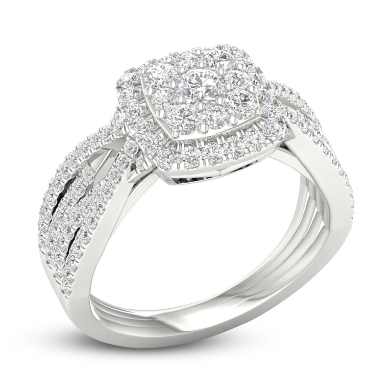 Main Image 2 of Diamond Ring 1 ct tw Round 14K White Gold