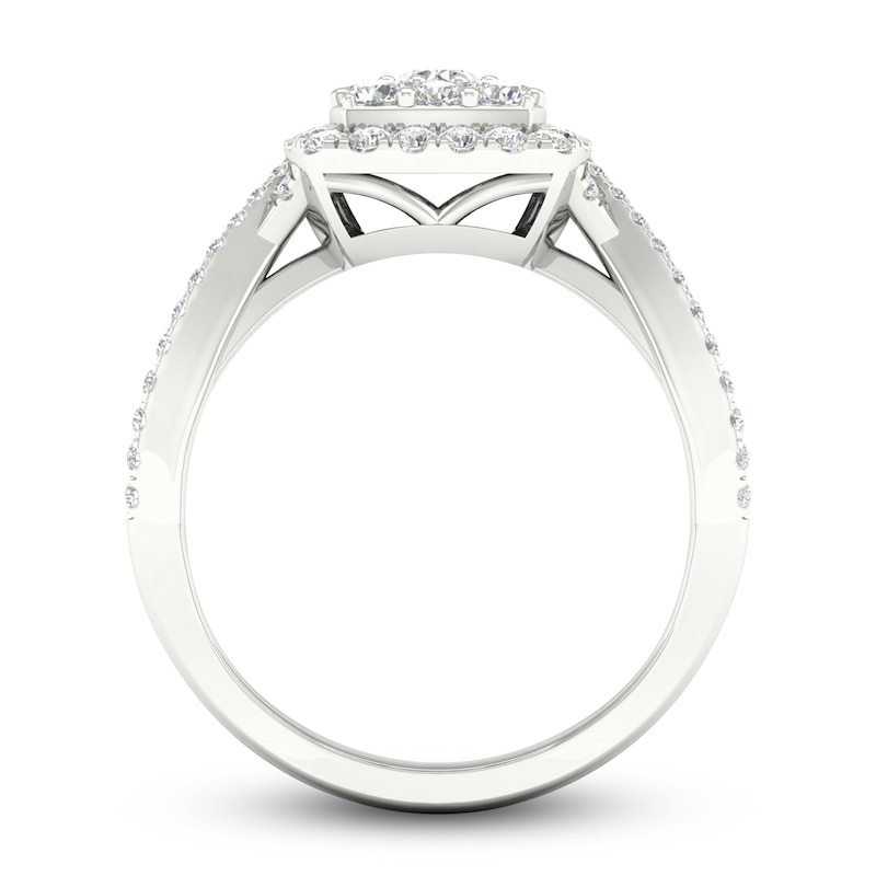 Main Image 3 of Diamond Ring 1 ct tw Round 14K White Gold