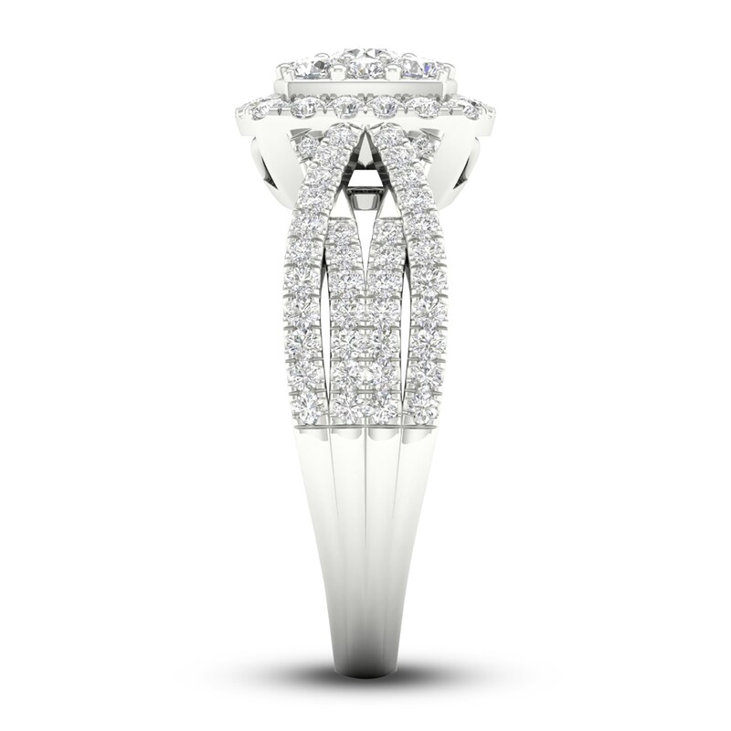 Main Image 4 of Diamond Ring 1 ct tw Round 14K White Gold