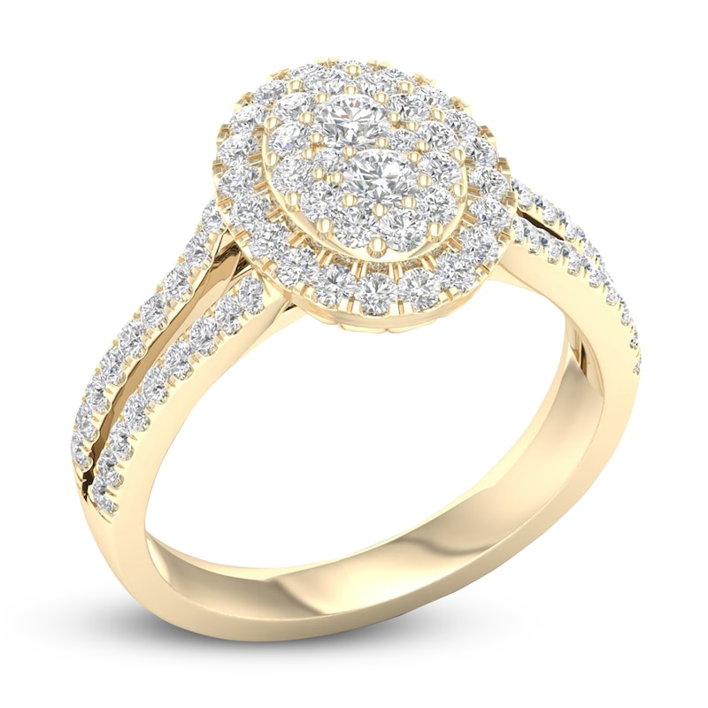Main Image 2 of Diamond Ring 3/4 ct tw Round 14K Yellow Gold