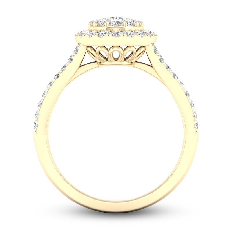 Main Image 3 of Diamond Ring 3/4 ct tw Round 14K Yellow Gold