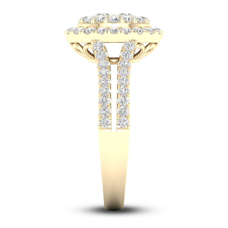 Main Image 4 of Diamond Ring 3/4 ct tw Round 14K Yellow Gold