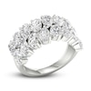 Thumbnail Image 2 of Lab-Grown Diamond Ring 4 ct tw Pear/Oval 14K White Gold