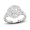 Thumbnail Image 1 of Lab-Grown Diamond Fashion Ring 1 ct tw Round 14K White Gold