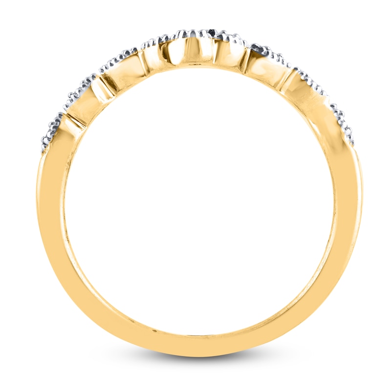 Main Image 2 of Diamond Wedding Band 1/20 ct tw Round 14K Yellow Gold