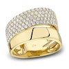 Thumbnail Image 1 of Shy Creation Diamond Pave Ring 1 ct tw Round 14K Yellow Gold SC55023031