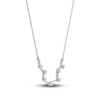 Thumbnail Image 2 of Diamond Aquarius Constellation Necklace 1/6 ct tw Round 14K White Gold