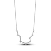 Thumbnail Image 3 of Diamond Aquarius Constellation Necklace 1/6 ct tw Round 14K White Gold