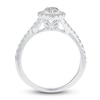 Thumbnail Image 5 of Diamond Engagement Ring 1 ct tw Oval 14K White Gold