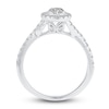 Thumbnail Image 4 of Diamond Engagement Ring 1 ct tw Round 14K White Gold