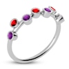 Thumbnail Image 2 of Juliette Maison Natural Ruby & Natural Amethyst Ring 10K White Gold