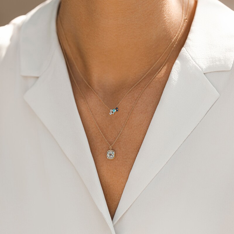 Main Image 5 of Juliette Maison Natural Citrine Pendant Necklace 10K Rose Gold
