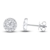 Shy Creation Diamond Stud Earrings 3/8 ct tw Round 14K White Gold SC55024118V2