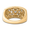 Thumbnail Image 3 of Diamond Wave Anniversary Band 2 ct tw Round 14K Yellow Gold