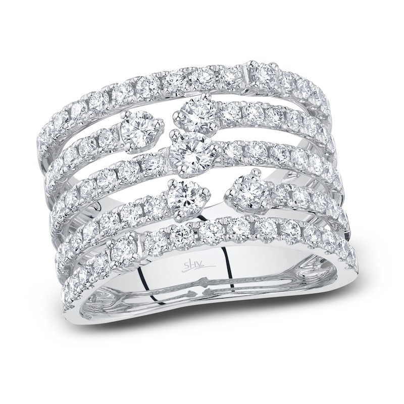 Main Image 1 of Shy Creation Diamond Ring 1-5/8 ct tw Round 14K White Gold SC55023426