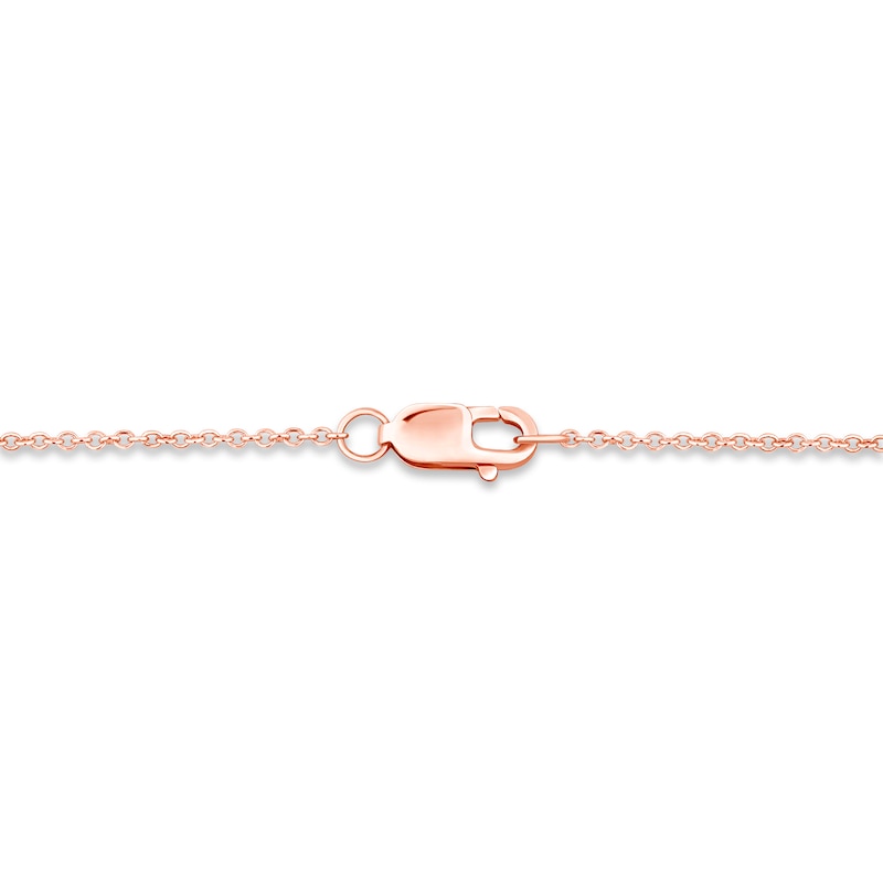 Main Image 3 of Pnina Tornai Black Diamond Necklace 1-3/8 ct tw Heart/Round 14K Rose Gold 18"
