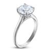 Thumbnail Image 2 of Lab-Grown Diamond Solitaire Engagement Ring 3 ct tw Round Platinum (F/SI2)