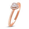 Thumbnail Image 2 of Diamond Promise Ring 1/8 ct tw Round 14K Rose Gold