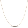 Thumbnail Image 1 of Solid Diamond-Cut Beaded Chain Necklace 14K Yellow Gold 18" 1.2mm
