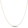 Thumbnail Image 2 of Solid Diamond-Cut Beaded Chain Necklace 14K Yellow Gold 18" 1.2mm