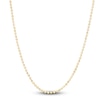 Thumbnail Image 1 of Solid Beaded Chain Necklace 14K Yellow Gold 20" 2.0mm