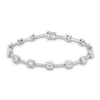 Thumbnail Image 0 of Diamond Tennis Bracelet 2-7/8 ct tw Round 14K White Gold 7"