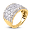 Thumbnail Image 2 of Diamond Ring 1-1/2 ct tw Round/Baguette 14K Yellow Gold