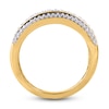 Thumbnail Image 3 of Diamond Ring 1-1/2 ct tw Round/Baguette 14K Yellow Gold