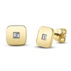 Thumbnail Image 1 of Shy Creation Diamond Earrings 1/15 ct tw Baguette 14K Yellow Gold SC55024221