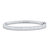 Thumbnail Image 1 of Shy Creation Baguette & Round Diamond Bangle Bracelet 1-5/8 ct tw 14K White Gold SC55004920ZS